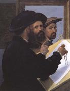 Giovanni Battista Paggi Self-Portrait with an Architect Friend France oil painting artist